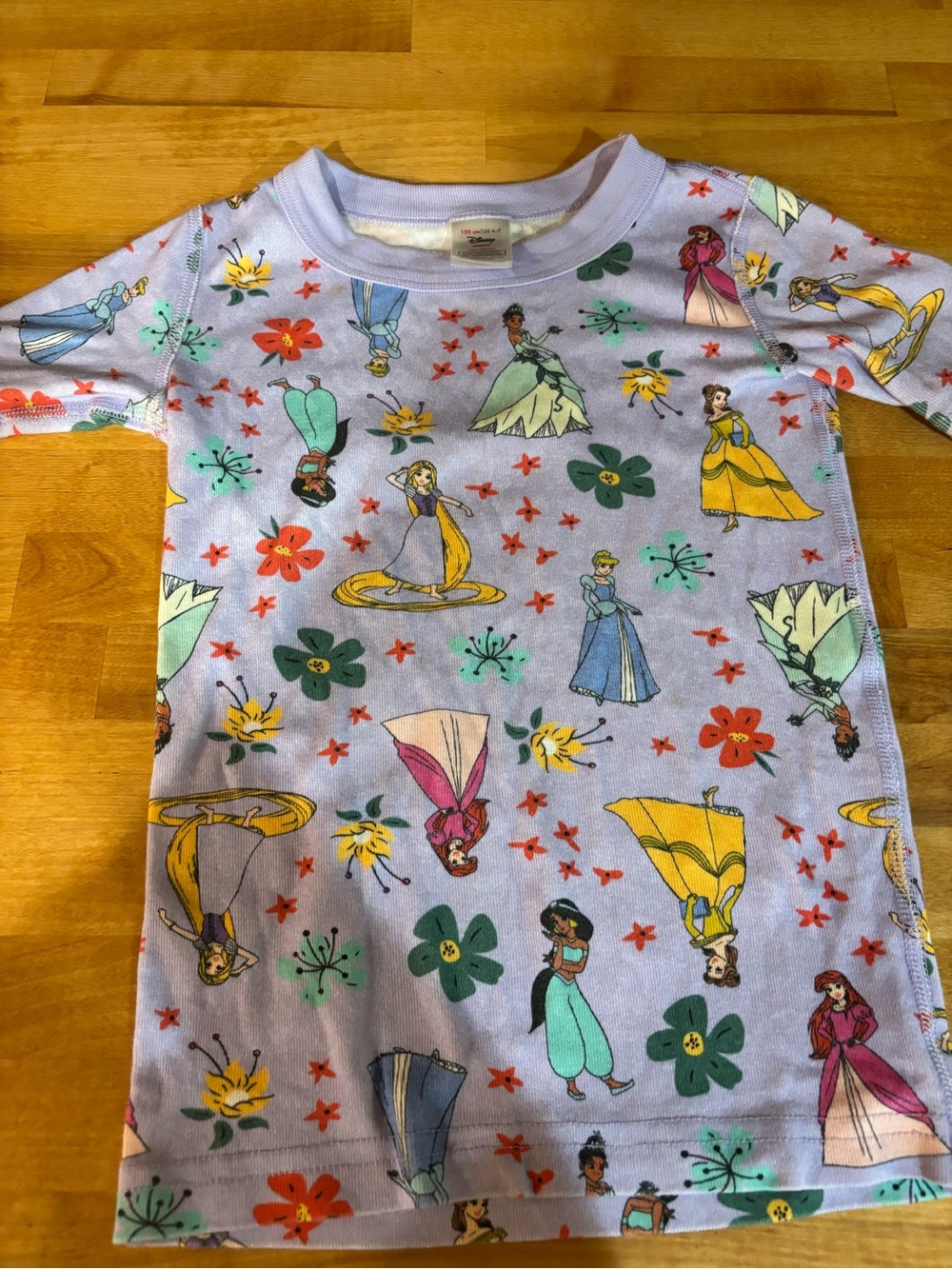 Hanna Andersson Lavender Princess pj Top - size 6/7